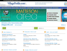 Tablet Screenshot of matteson-il.villageprofile.com