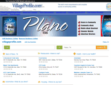 Tablet Screenshot of plano-tx.villageprofile.com