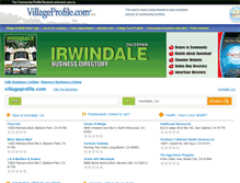 Tablet Screenshot of irwindale-ca.villageprofile.com